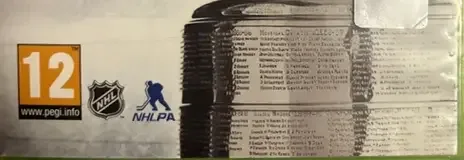 NHL Legacy Edition, the PEGI square on its front