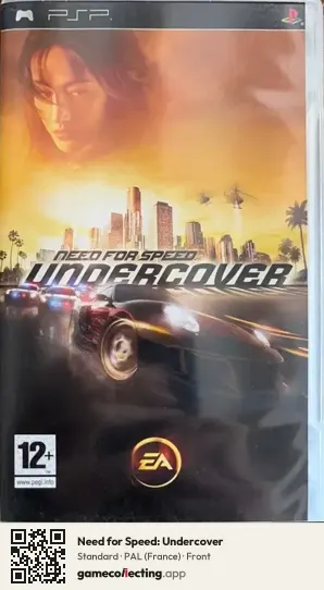 Need for Speed: Undercover PlayStation Portable, France box front