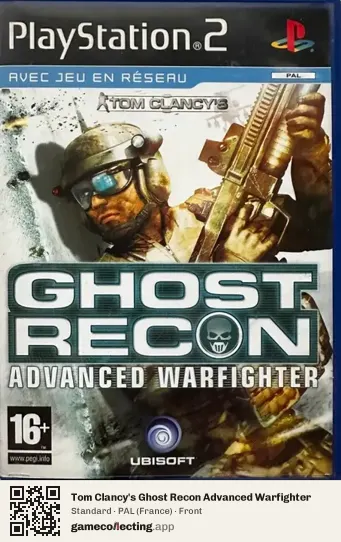 Tom Clancy's Ghost Recon Advanced Warfighter PlayStation 2, France box front