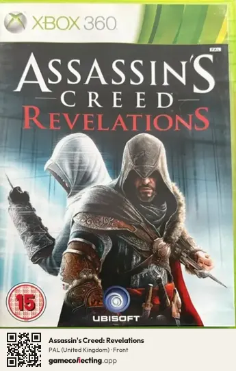 Assassin's Creed: Revelations Xbox 360, United Kingdom box front