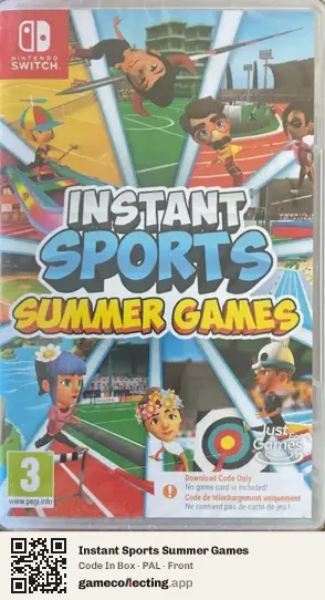 Instant Sports Summer Games Nintendo Switch, PAL box front