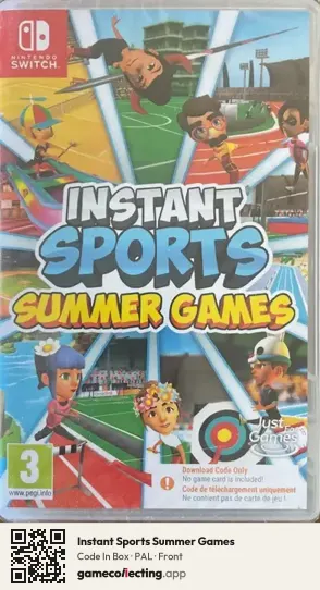 Instant Sports Summer Games Nintendo Switch, PAL box front