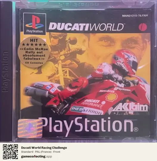 Ducati World Racing Challenge PlayStation, France box front