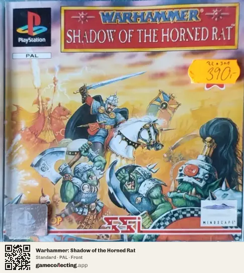 Warhammer: Shadow of the Horned Rat PlayStation, PAL box front