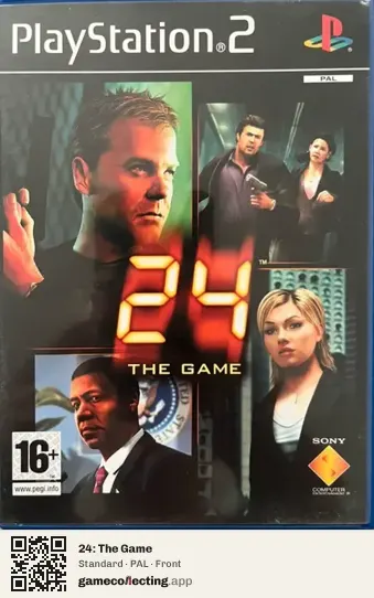 24: The Game PlayStation 2, PAL box front