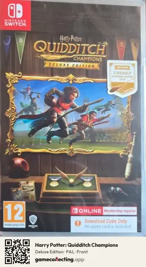 Harry Potter: Quidditch Champions Nintendo Switch, PAL box front