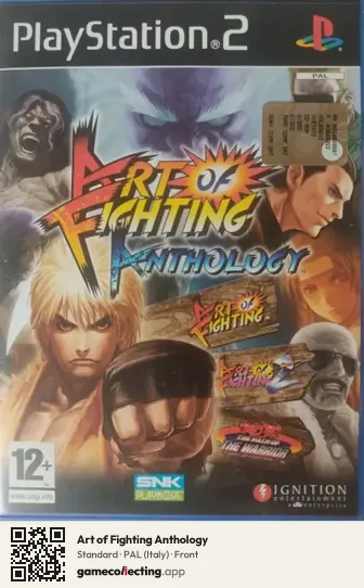 Art of Fighting Anthology PlayStation 2, Italy box front