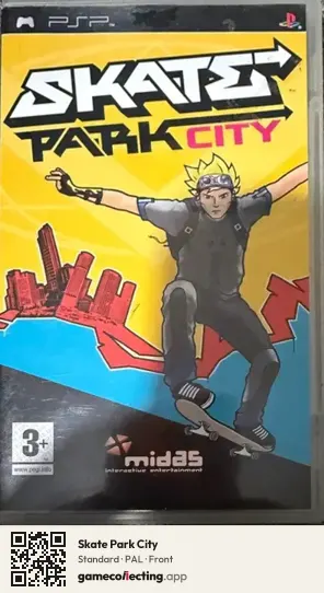 Skate Park City PlayStation Portable, PAL box front
