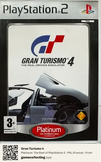 Gran Turismo 4 PlayStation 2, France box front