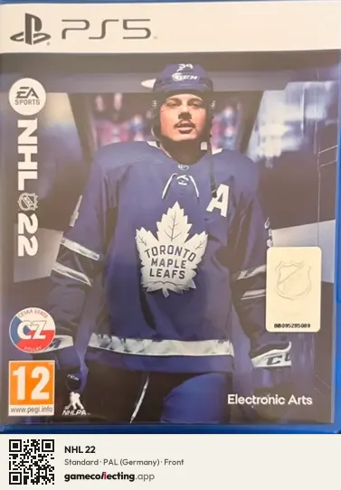 NHL 22 PlayStation 5, Germany box front