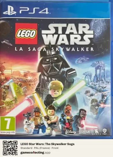 LEGO Star Wars: The Skywalker Saga PlayStation 4, France box front