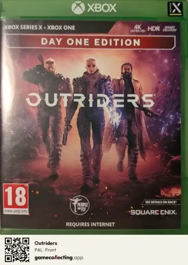Outriders Xbox Series X, PAL box front