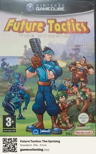 Future Tactics: The Uprising Nintendo GameCube, PAL box front