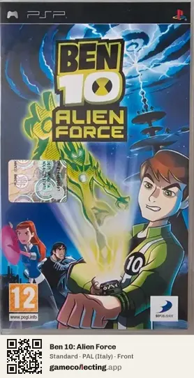 Ben 10: Alien Force PlayStation Portable, Italy box front