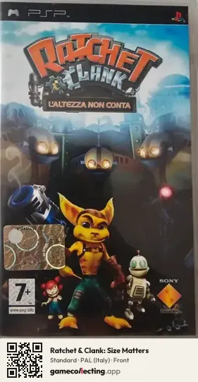 Ratchet & Clank: Size Matters PlayStation Portable, Italy box front