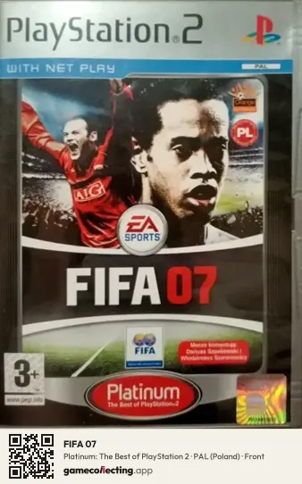 FIFA 07 PlayStation 2, Poland box front