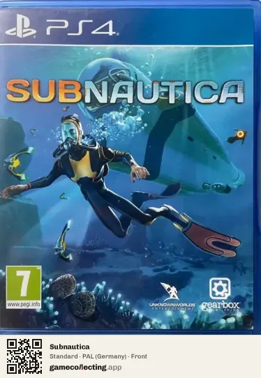 Subnautica PlayStation 4, Germany box front