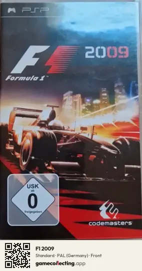 F1 2009 PlayStation Portable, Germany box front