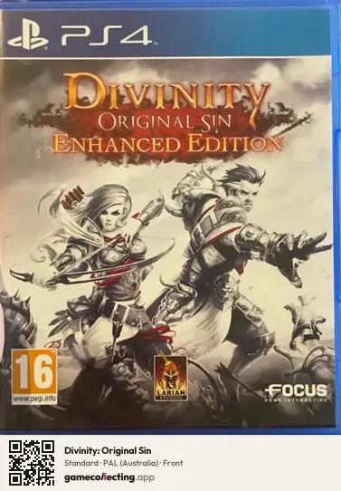 Divinity: Original Sin PlayStation 4, Australia box front