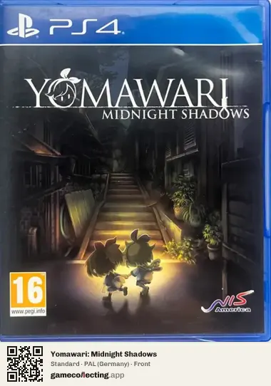 Yomawari: Midnight Shadows PlayStation 4, Germany box front
