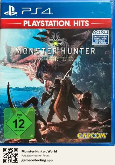 Monster Hunter: World PlayStation 4, Germany box front