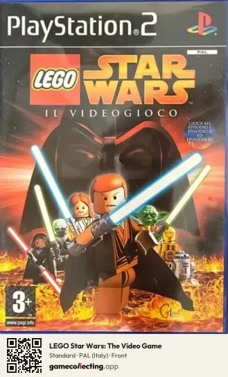 LEGO Star Wars: The Video Game PlayStation 2, Italy box front