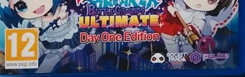 Phantom Breaker: Battle Grounds Ultimate, the PEGI square on its front