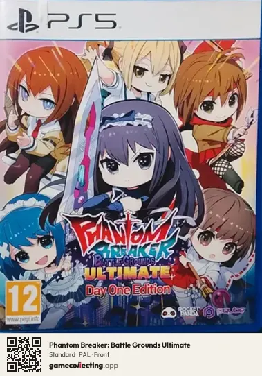Phantom Breaker: Battle Grounds Ultimate PlayStation 5, PAL box front