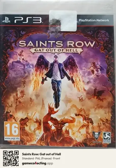 Saints Row: Gat out of Hell PlayStation 3, France box front