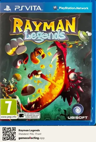 Rayman Legends PlayStation Vita, PAL box front