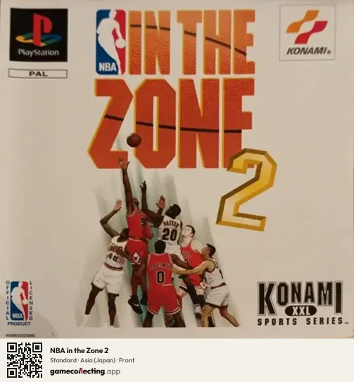 NBA in the Zone 2 PlayStation, Asia box front