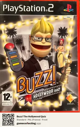 Buzz! The Hollywood Quiz PlayStation 2, France box front