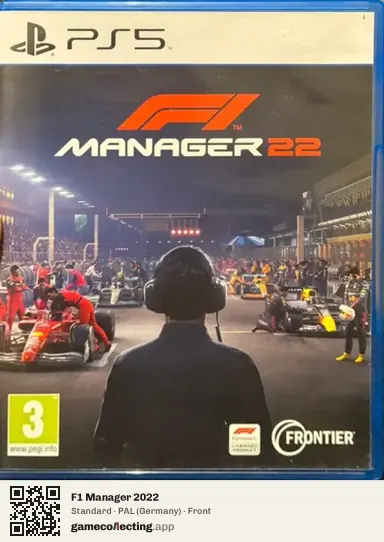 F1 Manager 2022 PlayStation 5, Germany box front