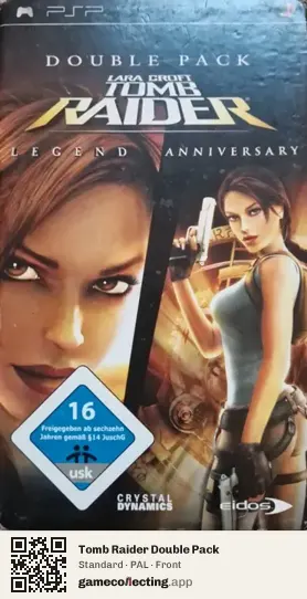 Tomb Raider Double Pack PlayStation Portable, PAL box front