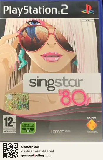 SingStar '80s PlayStation 2, Italy box front