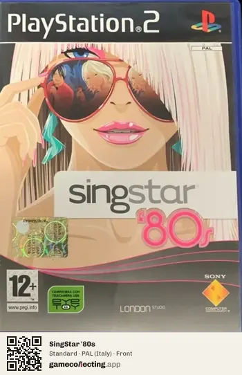 SingStar '80s PlayStation 2, Italy box front