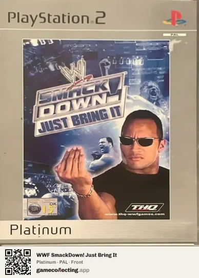 WWF SmackDown! Just Bring It PlayStation 2, PAL box front