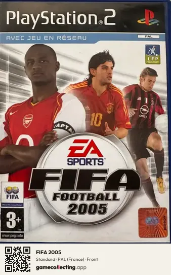 FIFA 2005 PlayStation 2, France box front