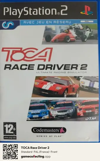 TOCA Race Driver 2 PlayStation 2, France box front