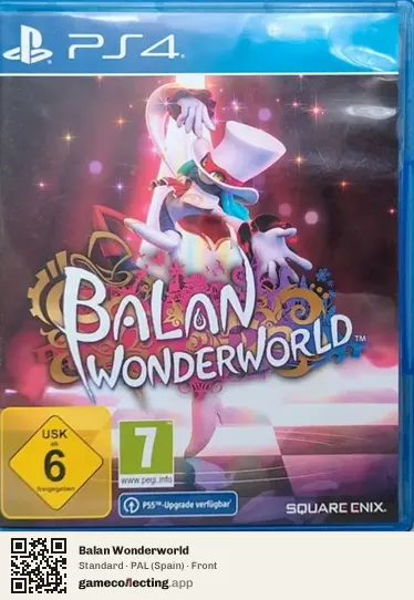 Balan Wonderworld PlayStation 4, Spain box front