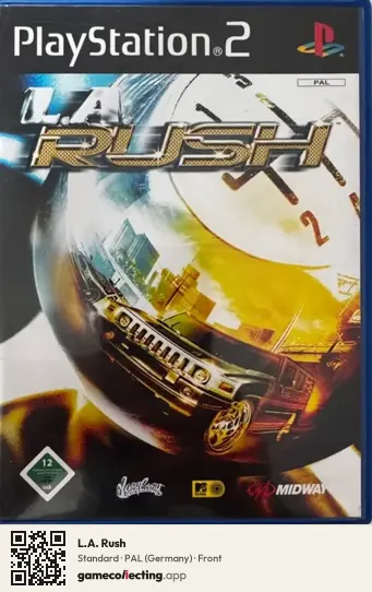 L.A. Rush PlayStation 2, Germany box front