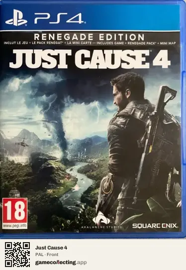 Just Cause 4 PlayStation 4, PAL box front