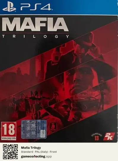 Mafia Trilogy PlayStation 4, Italy box front
