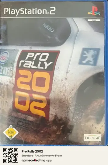 Pro Rally 2002 PlayStation 2, Germany box front