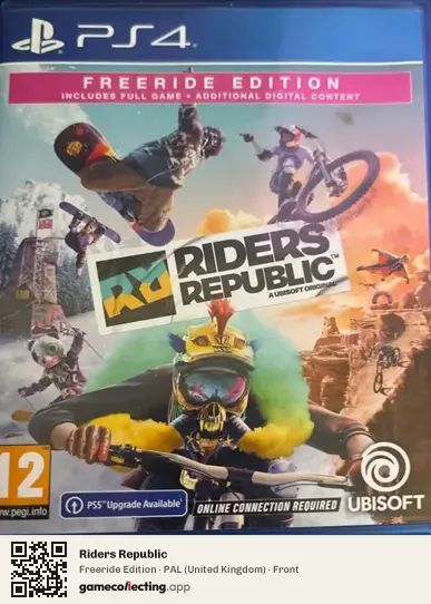 Riders Republic PlayStation 4, United Kingdom box front