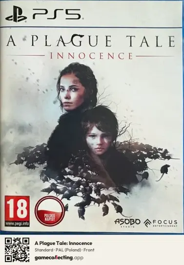 A Plague Tale: Innocence PlayStation 5, Poland box front