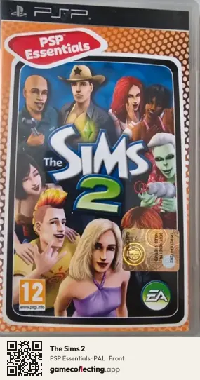 The Sims 2 PlayStation Portable, PAL box front