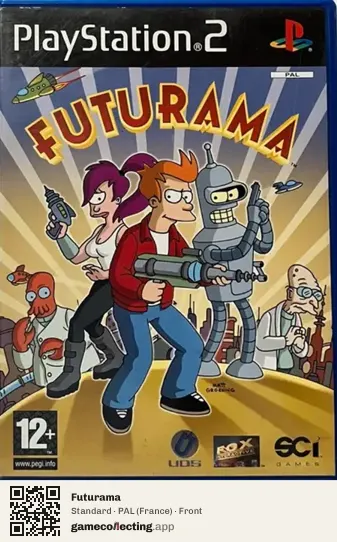 Futurama PlayStation 2, France box front