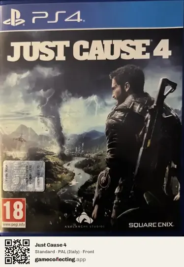 Just Cause 4 PlayStation 4, Italy box front