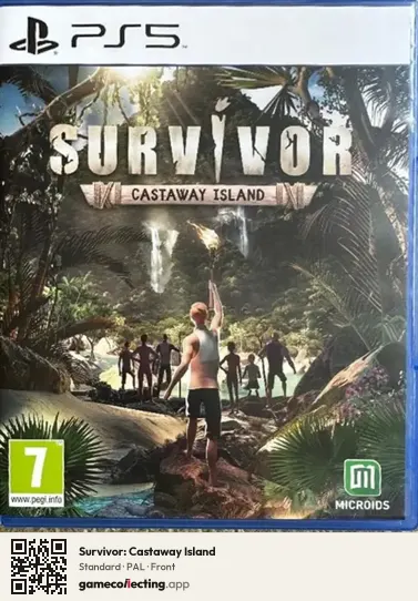 Survivor: Castaway Island PlayStation 5, PAL box front